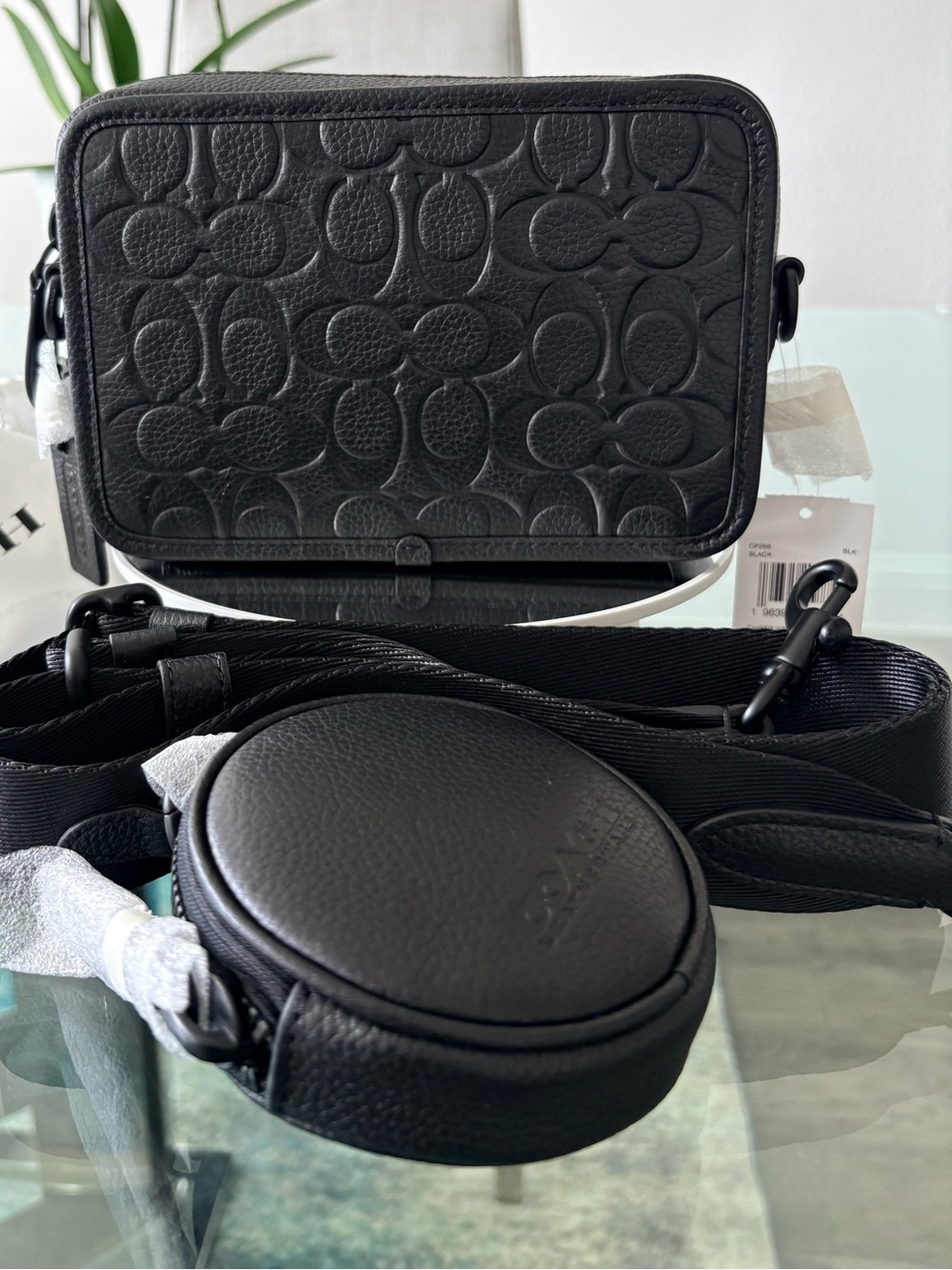 Coach Charter Crossbody Bag w Coach Bag Chain